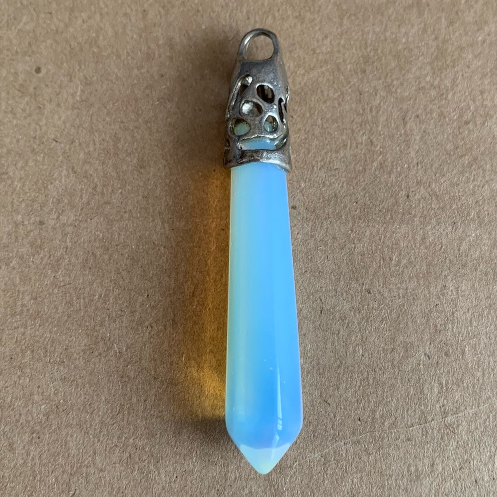 Mexican moonlight gemstone pendant